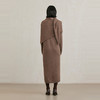 NEELLY纳俪商场同款冬季新款设计感羊毛针织连衣裙女气质通勤长裙N24102Y01069 商品缩略图1