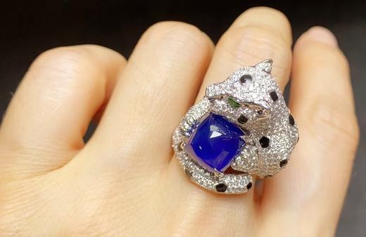 6.91ct 蓝宝石戒指 商品图3