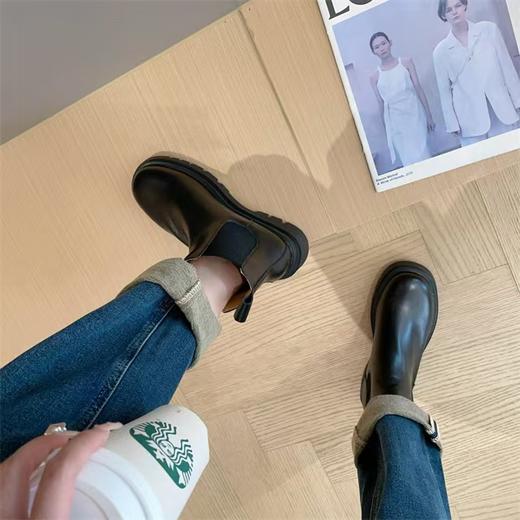头层牛皮切尔西靴子百搭常青款 商品图5