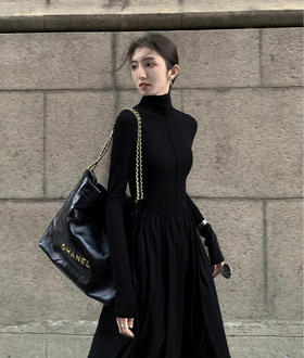 【爱丽丝小黑裙】优质拉绒针织面料➕2米裙摆，️这个价格买这个品质，全网无代餐！我们跟某宝任何同款都不一样❗️最