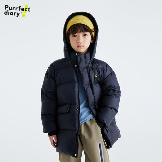 fx-儿童中长款加厚连帽羽绒服 PDWT2433 商品图4