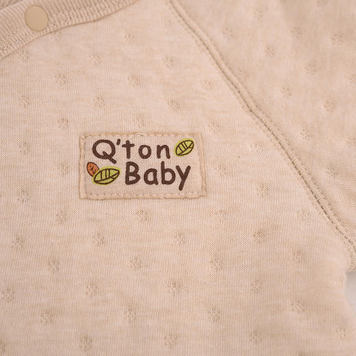 棉果果冬季新品专柜同款彩棉空气层半背衣M401110699602 商品图3