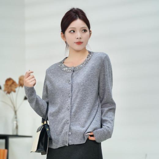 臣禾重工手工亮片开衫JZ244090118现货 商品图0