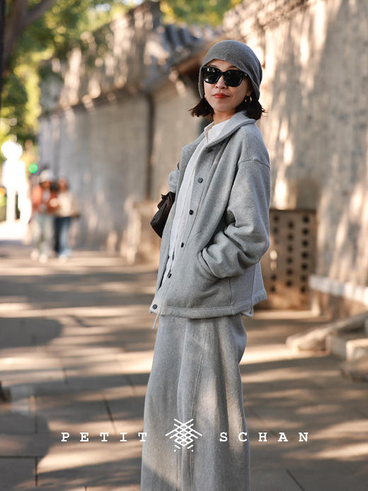 PETIT SCHAN小闪 CLO#624 Hiking Tourism 徒游 棉羊毛抓绒松紧腰休闲卫裤 商品图1