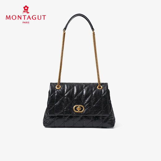 法国梦特娇复古油蜡链条包法式小香风链条包 商品图0