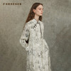 Famecoco范可儿国风改良旗袍山水印花天丝长袖连衣裙FAC6FA019 商品缩略图2