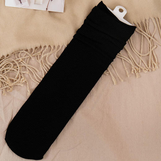 【每个颜色都好好看】秋冬新品女士厚款纯色棉袜日系复古堆堆袜吸汗透气中长筒袜子。ry 商品图4