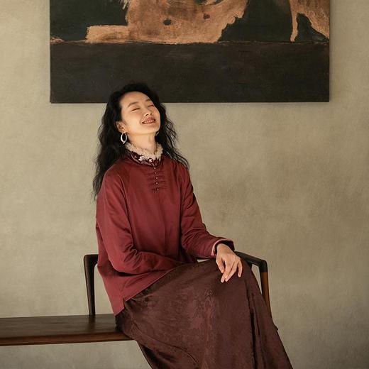 牧衣游原创 丝棉刺绣夹棉棉服------ 寒梦 商品图2