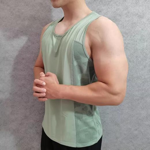 跃牌【欲动春风】男装系列 春夏男士运动背心宽松T恤跑步训练坎肩21112 商品图2