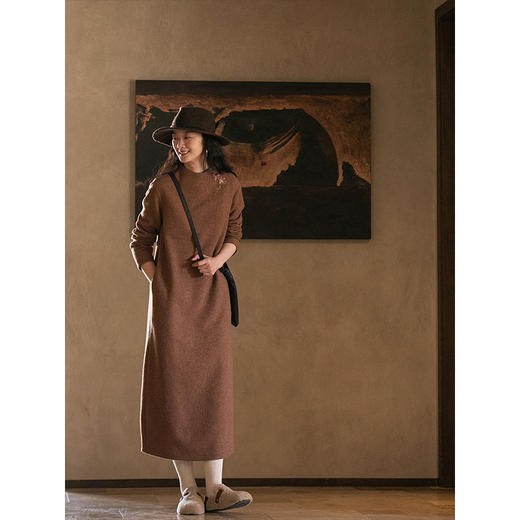 牧衣游原创 羊羔毛毛鞋真皮新款保暖豆豆鞋 静竹【不支持会员折】 商品图2