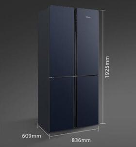 西门子（SIEMENS）(202858)【十字星系列玻璃门】497升四开门十字对开门变频电冰箱大容量 60.9cm超薄机身微平嵌 抗菌净味 KC82EA256C