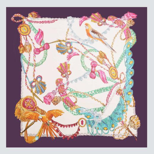 雪纺印花大方巾 KSS1501009 商品图1