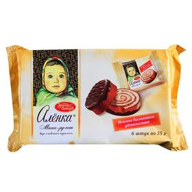 俄宝多爱莲巧 奶油焦糖味蛋糕卷 210g/袋