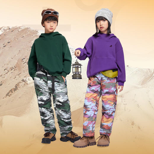 【轻薄5~15℃】男女童轻暖羽绒卫裤冬季新款安奈儿童装EM446576 商品图2