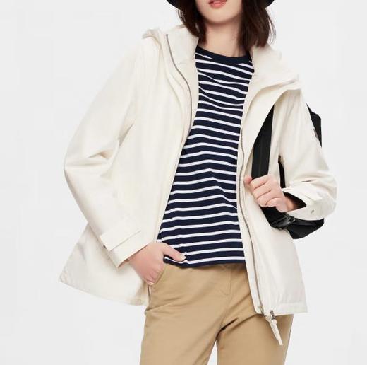 法国AIGLE女夹克 G-TEX粉白色AG802 商品图0