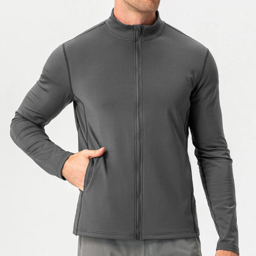 跃牌【欲动春风】男装系列 男秋冬锦加绒运动外套户外健身服21609 商品图1