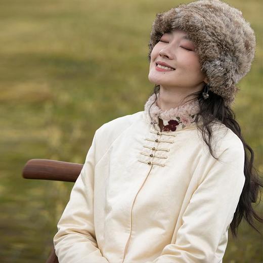 牧衣游原创 丝棉刺绣夹棉棉服------ 寒梦 商品图3