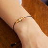 北京仓｜Dorothee sausset-Rakhi 2 Topaze blanche Fil Noir-黑绳 22k镀金 托帕石 转运珠 手链［法国设计师］ 商品缩略图0