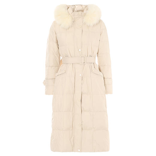 EITIE爱特爱冬季新款连帽加厚保暖羽绒服女中长款7611317 商品图5