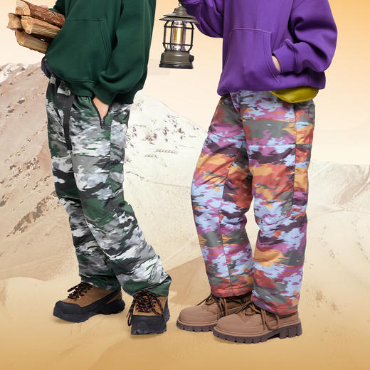 【轻薄5~15℃】男女童轻暖羽绒卫裤冬季新款安奈儿童装EM446576 商品图1