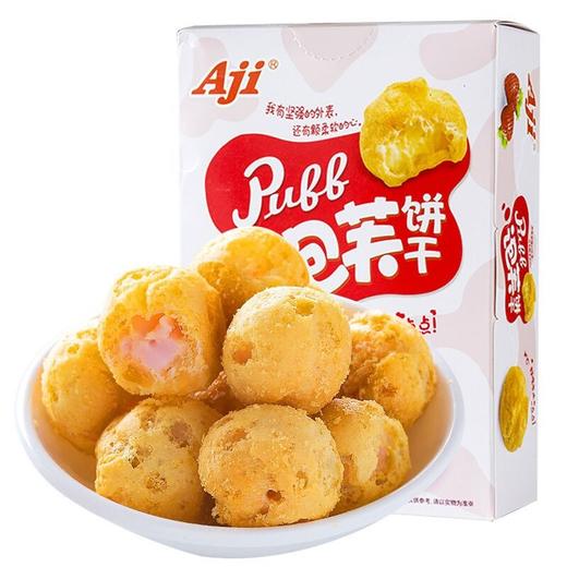 Aji 草莓味泡芙饼干 60g/盒 商品图0