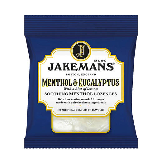 73gJakemans润喉糖 蜂蜜柠檬味/薄荷味/茴香桉叶油味/桉叶油味 商品图4