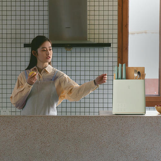 火鸡智能消毒刀筷砧板架KR-65（含张小泉刀具） 商品图5