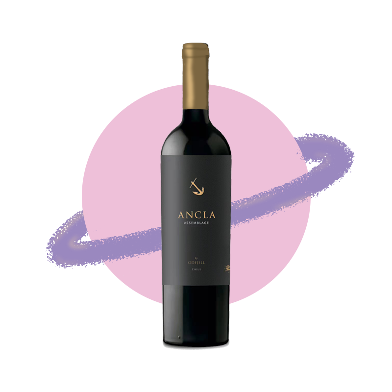 无花果玫瑰黑巧 | 智利莫莱谷 | 安可拉红葡萄酒 ANCLA Assemblage 2015