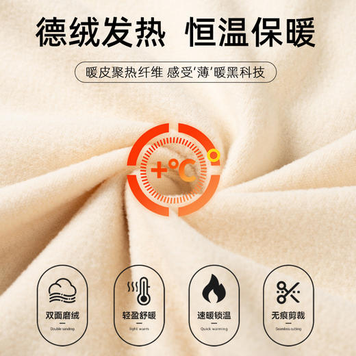 【中老年秋冬新款保暖背心】妈妈加绒加厚德绒发热 打底吊带保暖内衣 商品图3