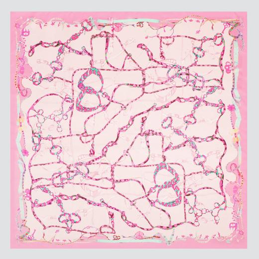 斜纹印花大方巾 KFW1501005 商品图10