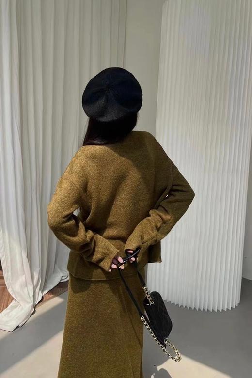 LNNNS 慵懒随性百搭针织上衣半裙套装 17440 商品图3