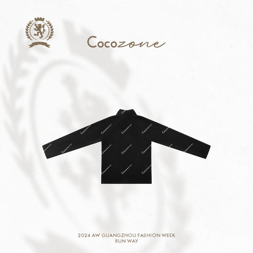 COCO ZONE 秋季立领长袖外套设计感字母百搭上衣CC2C2291 商品图1