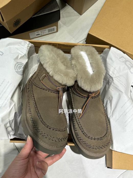 【女款】河南桑坡雪地靴新款阿尔派拖鞋/5854/阿尔派v口 雪地靴 35-40码 商品图7