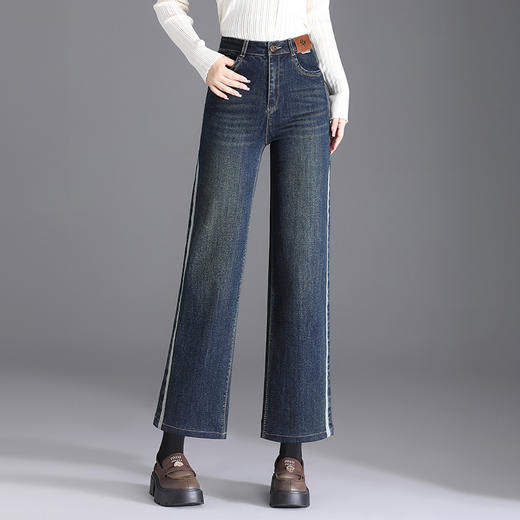 宽松休闲裤牛仔裤时尚，气质阔腿裤长裤MYX-GFL-9686-Y 商品图0