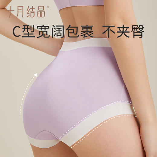 孕妇内裤怀孕期专用中晚期高腰内裤裆部纯棉大码抗菌秋冬 商品图4