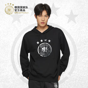 【官方正版】德国国家队 | 黑色队徽连帽卫衣运动服logo休闲简约时尚