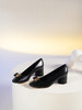 豪麟名鞋CASADEI女鞋皮鞋羊皮革C742606P黑色 商品缩略图2