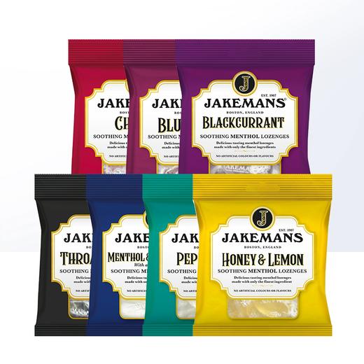73gJakemans润喉糖 蜂蜜柠檬味/薄荷味/茴香桉叶油味/桉叶油味 商品图0