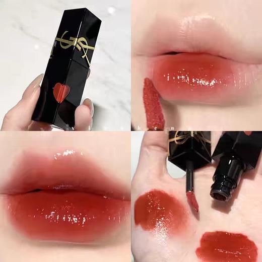 YSL圣罗兰爱心限定浮雕黑管水光唇釉416#5.5ml 商品图1