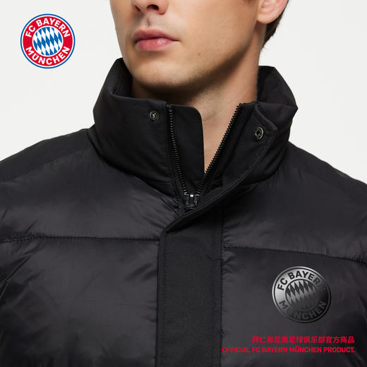 【官方正版】拜仁慕尼黑足球俱乐部 | 黑棉马甲秋冬保暖球迷 商品图3