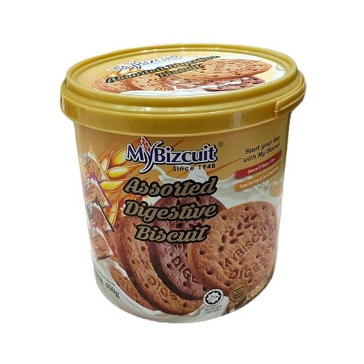 麦比克 综合口味全麦饼干 400g/桶 商品图0