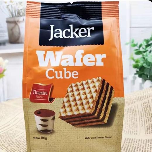 杰克 (提拉米苏味)方形威化饼干袋装 100g/袋 商品图2