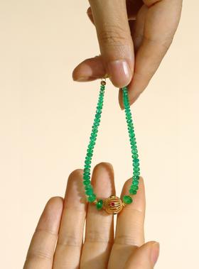 17.3ct 祖母绿手链