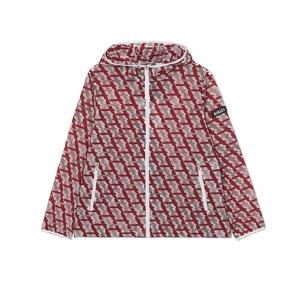 法国AIGLE女超轻风衣红色印花AH133 商品图0