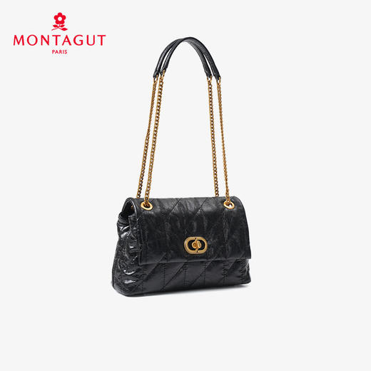 法国梦特娇复古油蜡链条包法式小香风链条包 商品图6