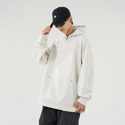 【加绒】【新款DSY】大依优型大码加绒连帽扎染拉链卫衣长袖加肥加大休闲运动上衣男打底衫胖子冬季保暖 商品图4