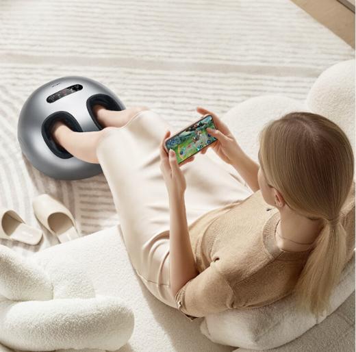 苏泊尔足部按摩仪全自动捏脚揉捏穴位按脚器家用送老年人爸爸妈妈生日礼物【双剪式按摩芯+气囊全包裹 商品图4