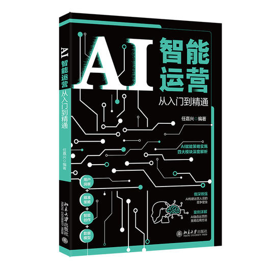 AI智能运营从入门到精通 任嘉兴 编著 北京大学出版社 商品图0