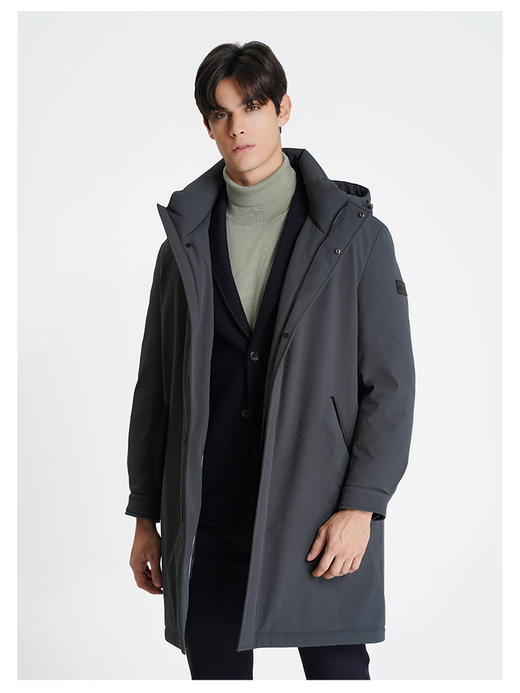 callisto深绿色白鹅绒羽绒服 商品图2