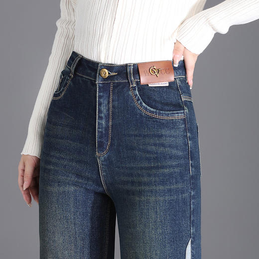 宽松休闲裤牛仔裤时尚，气质阔腿裤长裤MYX-GFL-9686-Y 商品图3